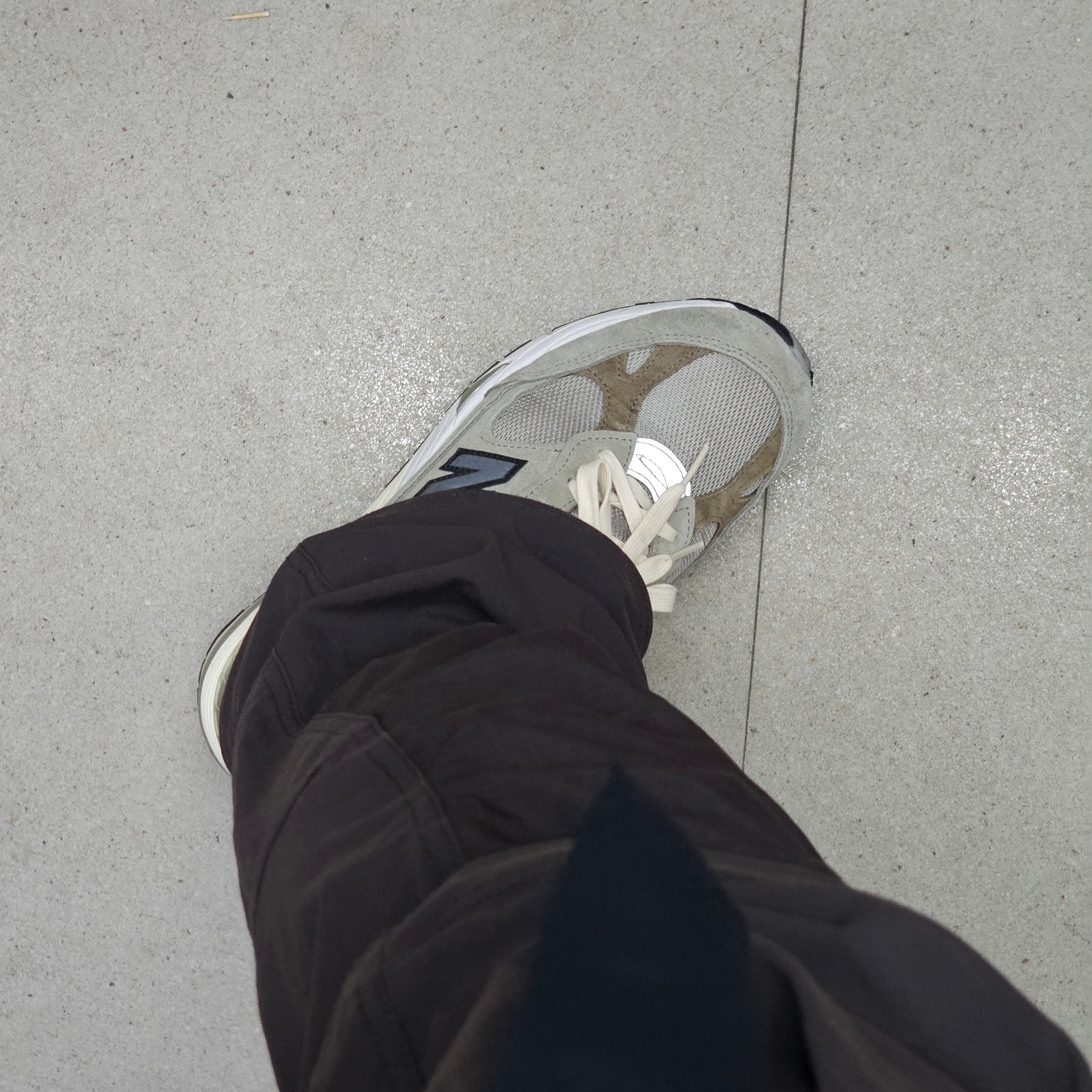 New Balance x JJJJound 991 Made in UK Grey 착용 스타일