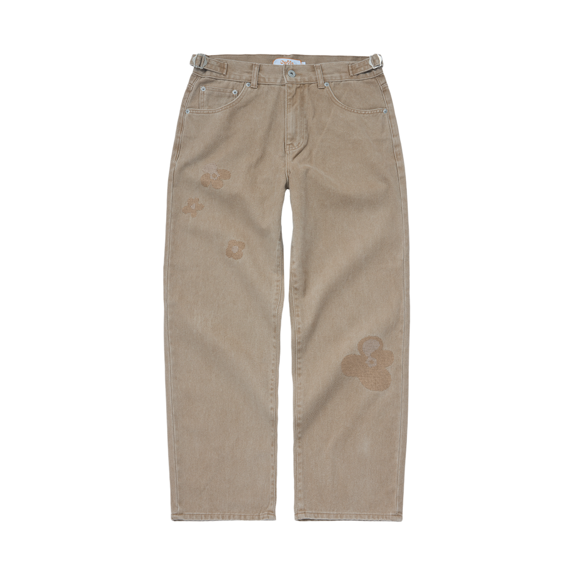 꼬떼 픽시 가든 가먼트 워싱 팬츠 샌드