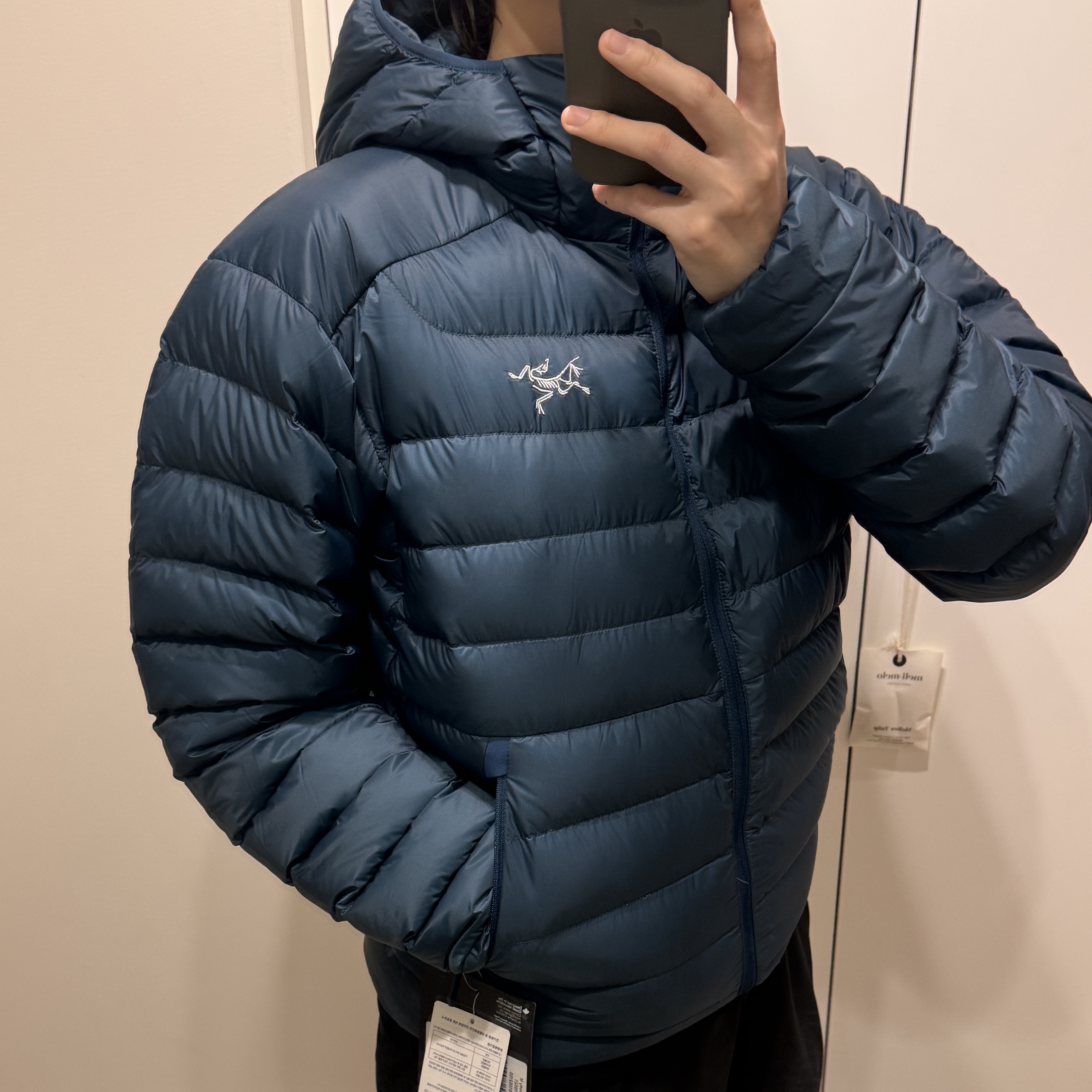 Arc'teryx Cerium Hoody Nightscape 착용 스타일 - 1