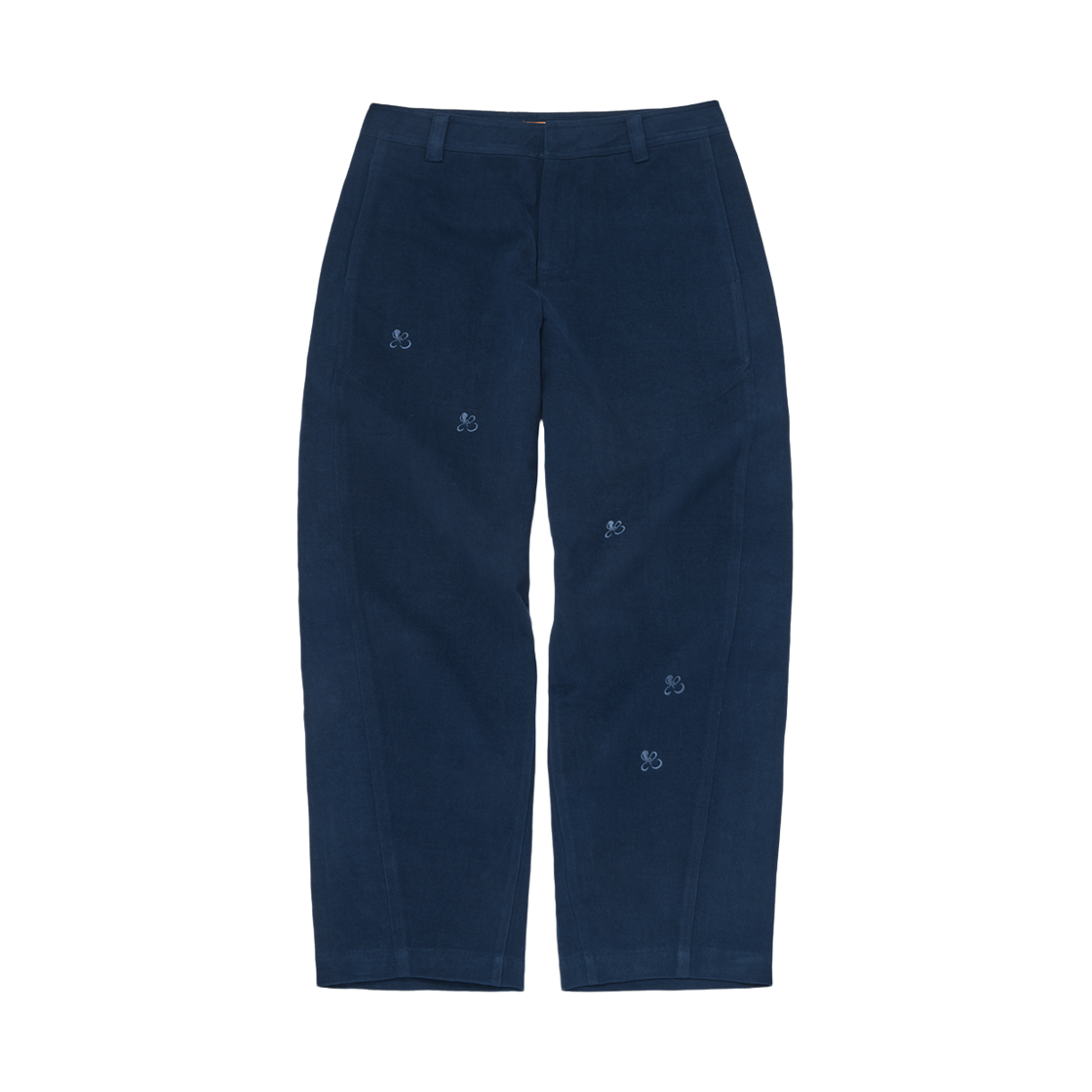 꼬떼 타이니 블라섬 배럴 레그 팬츠 네이비(COTTE Tiny Blossom Barrel Leg Pants Navy)