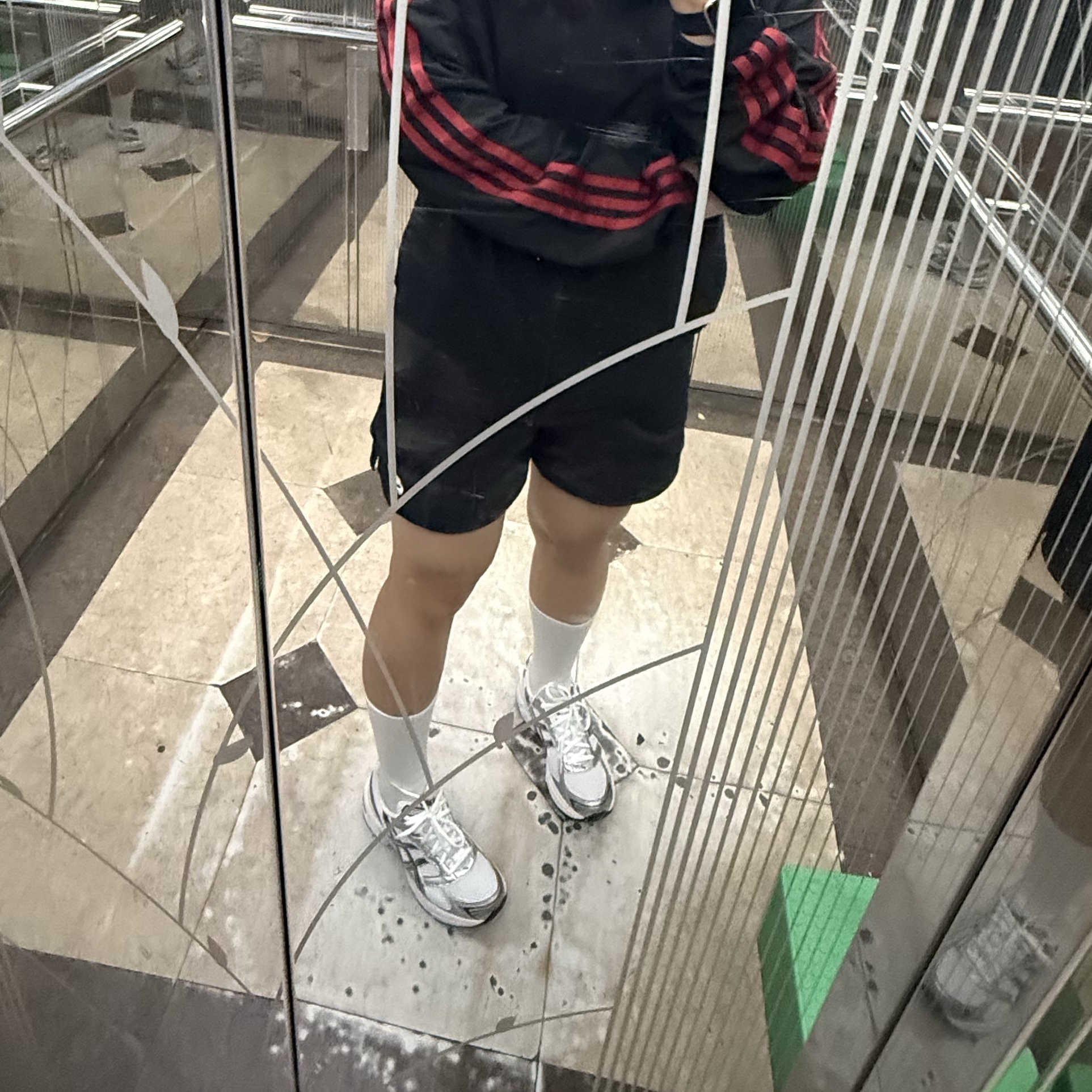 Asics Gel-1130 White Pure Silver 착용 스타일 - 2