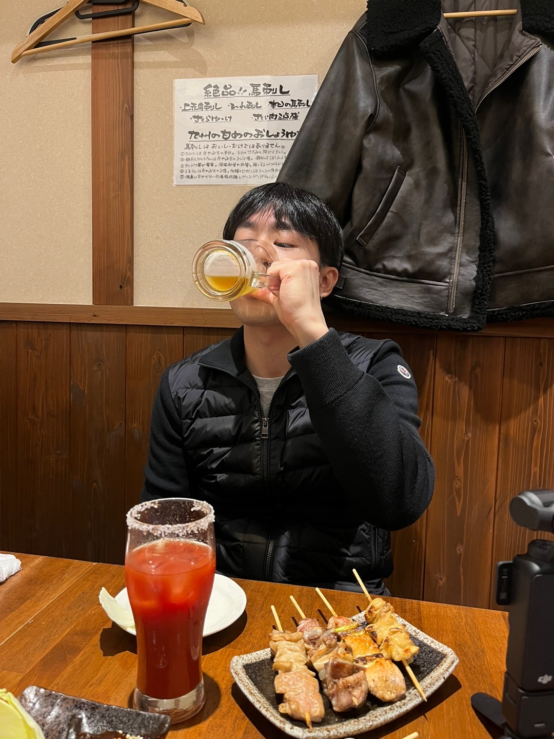 Moncler Padded Wool Cardigan Black - 24FW 착용 스타일