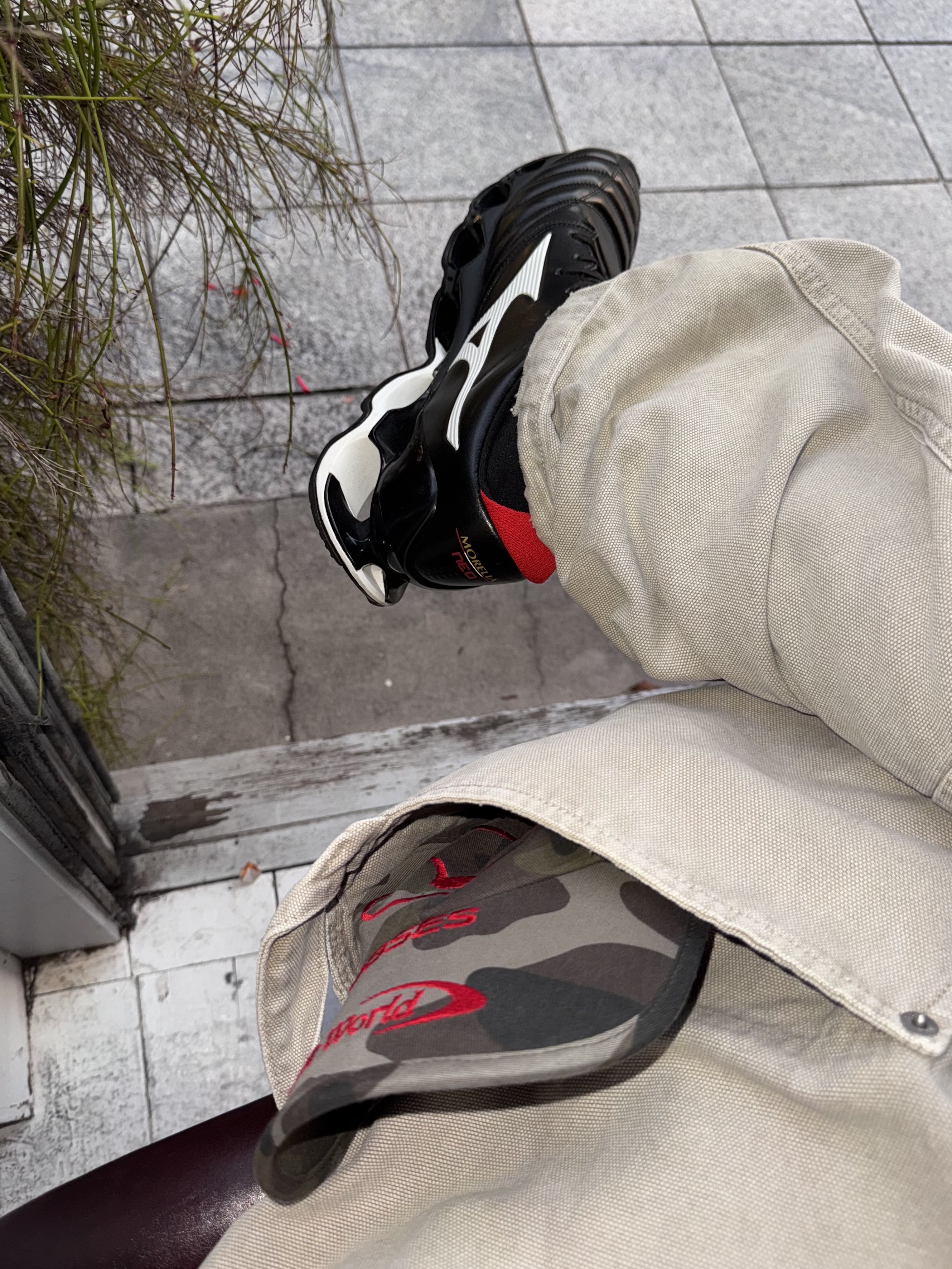 Puma H-street OG Green Silver, Mizuno Wave Prophecy LS Chicory Coffee Black Chicory Coffee 착용 스타일 - 6