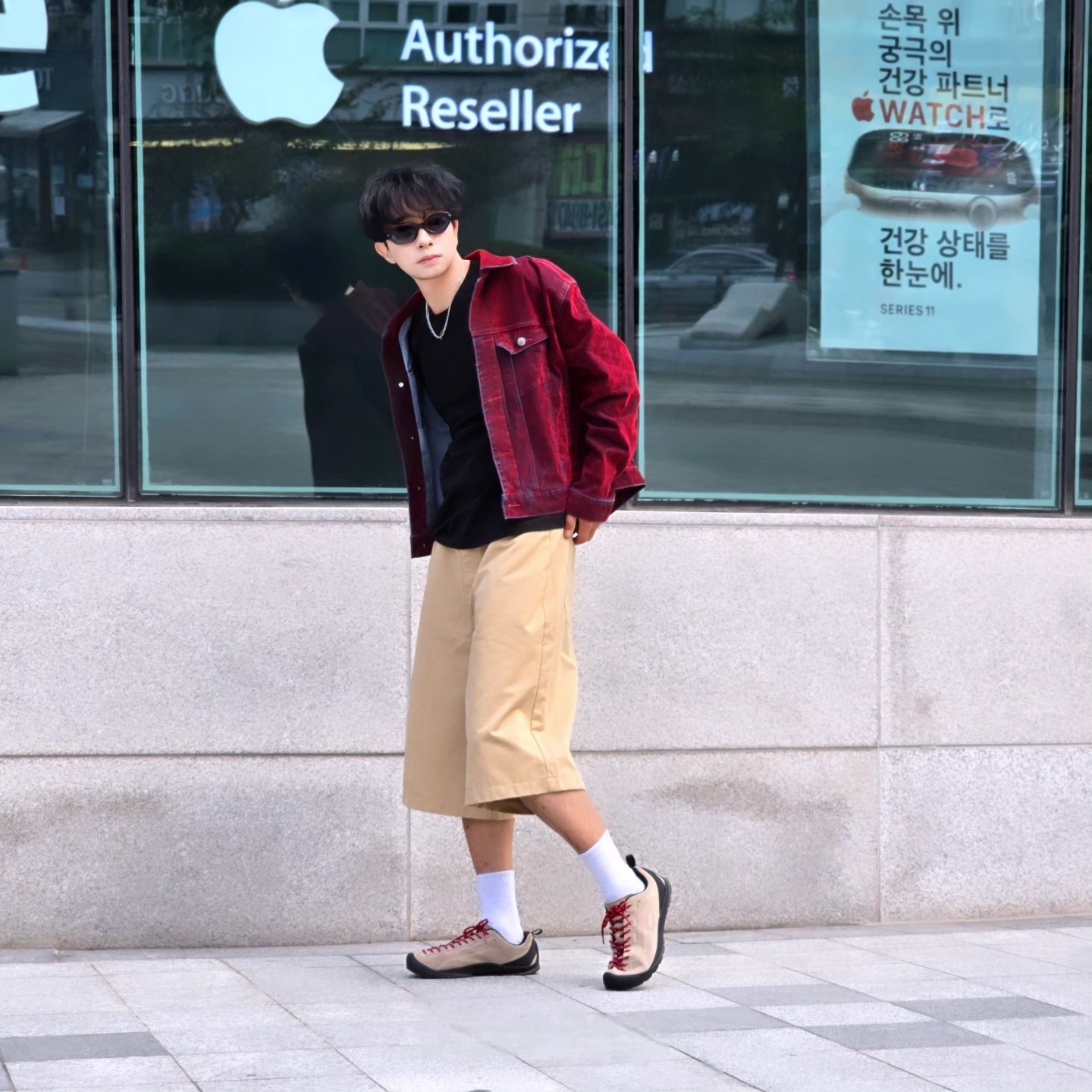 Diesel Dx1446 Red Enamel Stainless Steel Chain Necklace Silver, Keen Jasper Suede Sneakers Silver Mink 착용 스타일 - 7