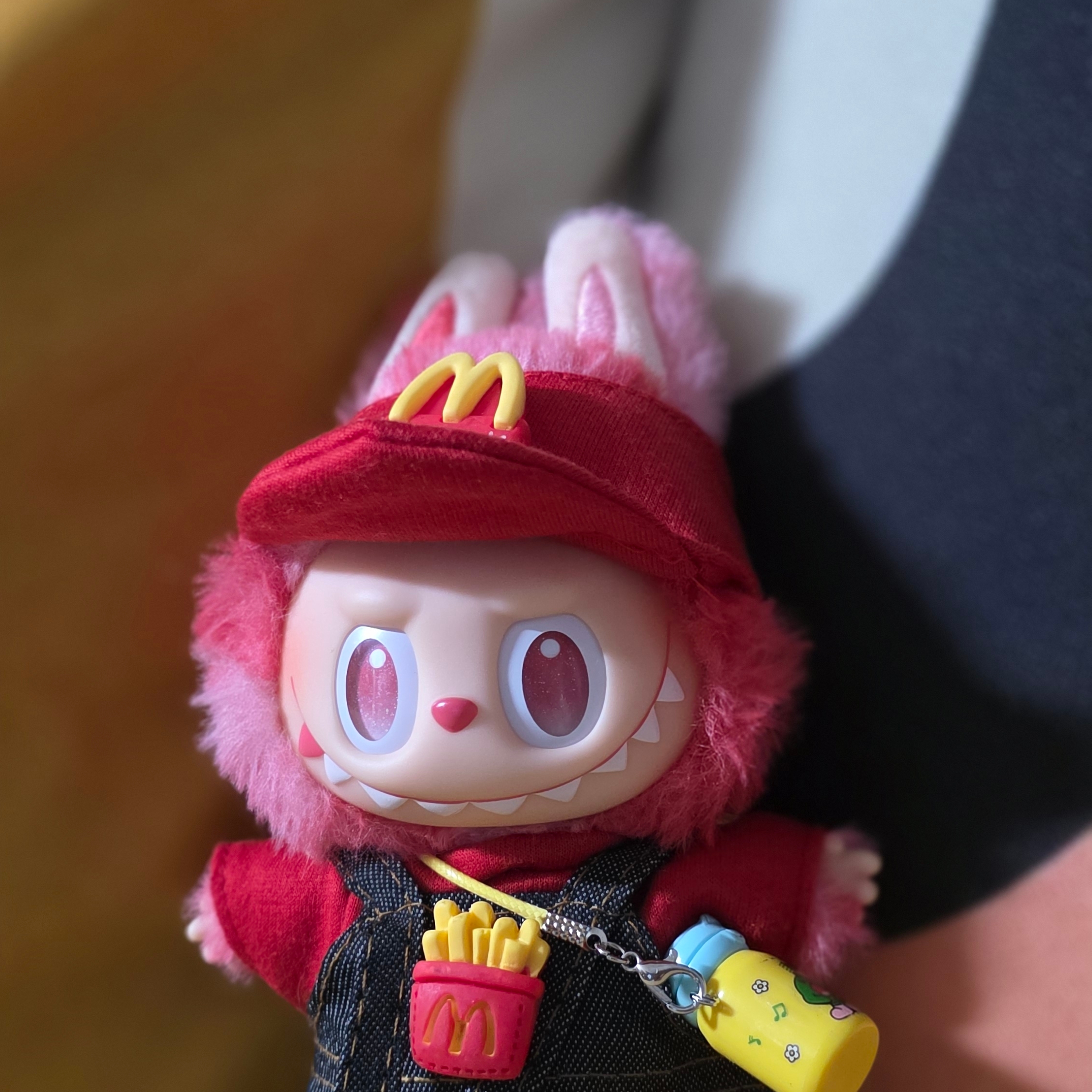 Pop Mart Labubu The Monsters Highlight Series Love Keyring (Opened Case) 착용 스타일 - 2