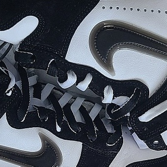 Nike x Slam Jam Dunk High SP Clear Black 착용 스타일