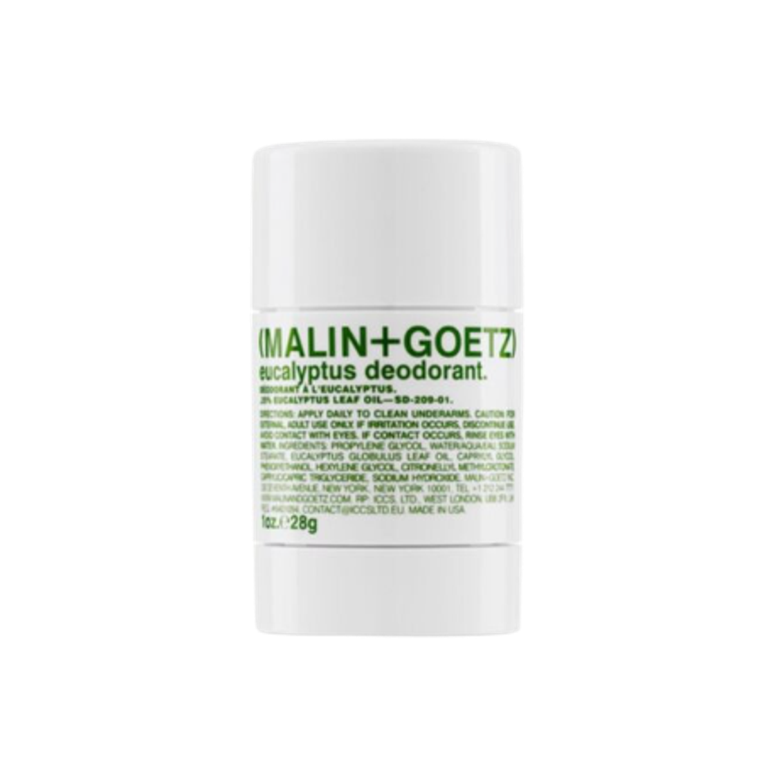멜린앤게츠 유칼립투스 데오드란트 미니 28g(Malin+Goetz Eucalyptus Deodorant Mini 28g) - 1