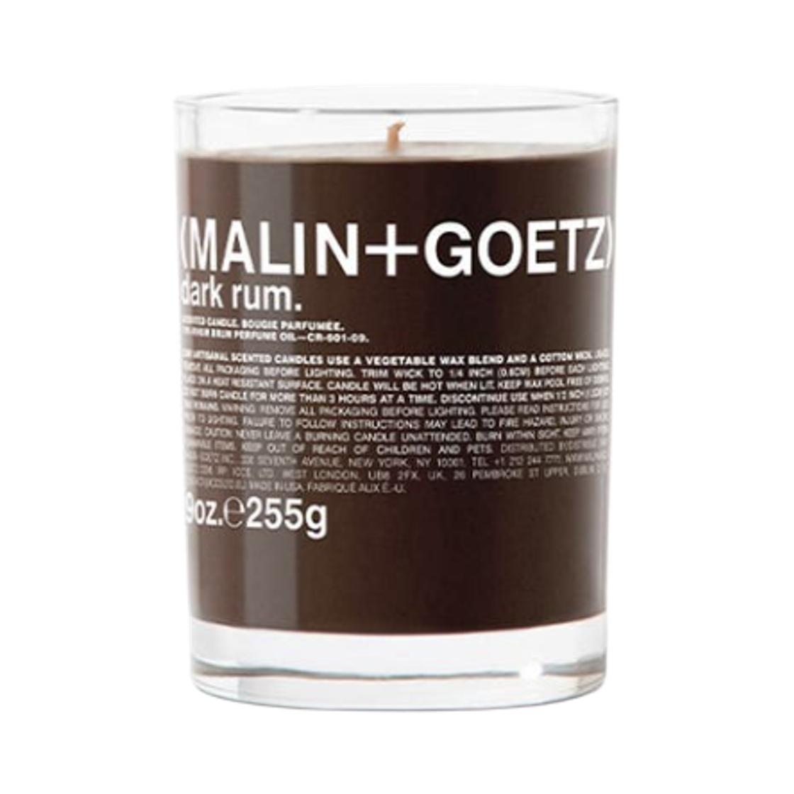멜린앤게츠 다크 럼 캔들 255g (국내 정식 발매 제품)(Malin+Goetz Dark Rum Candle 255g (Korean Ver.))