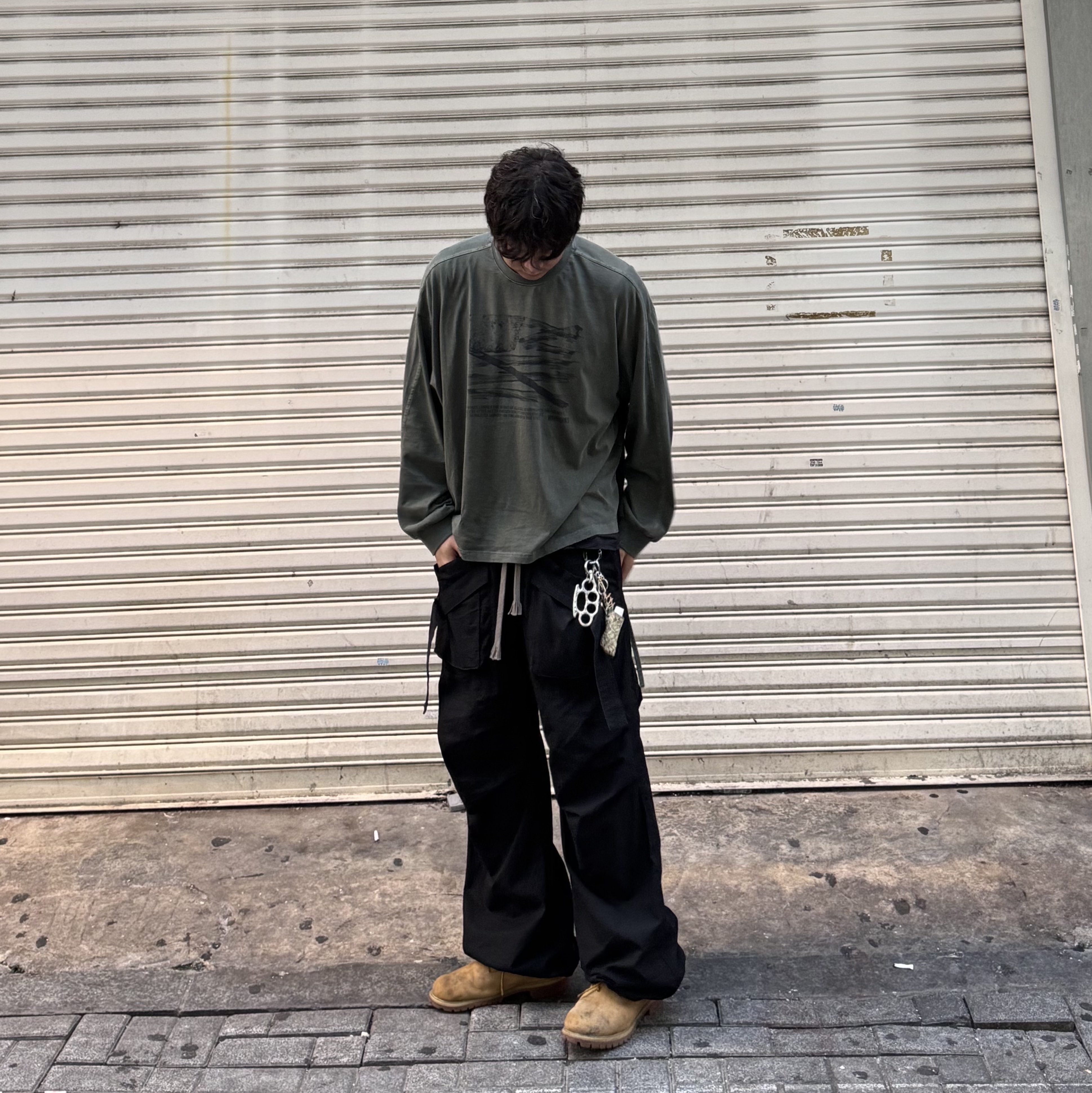 Wapworks Wide Safety Cargo Pants Black, Timberland Premium 6 inch Waterproof Boot Wheat Nubuck - Wide 착용 스타일 - 4