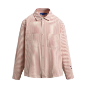 Zara x Champion Striped Shirt White Red