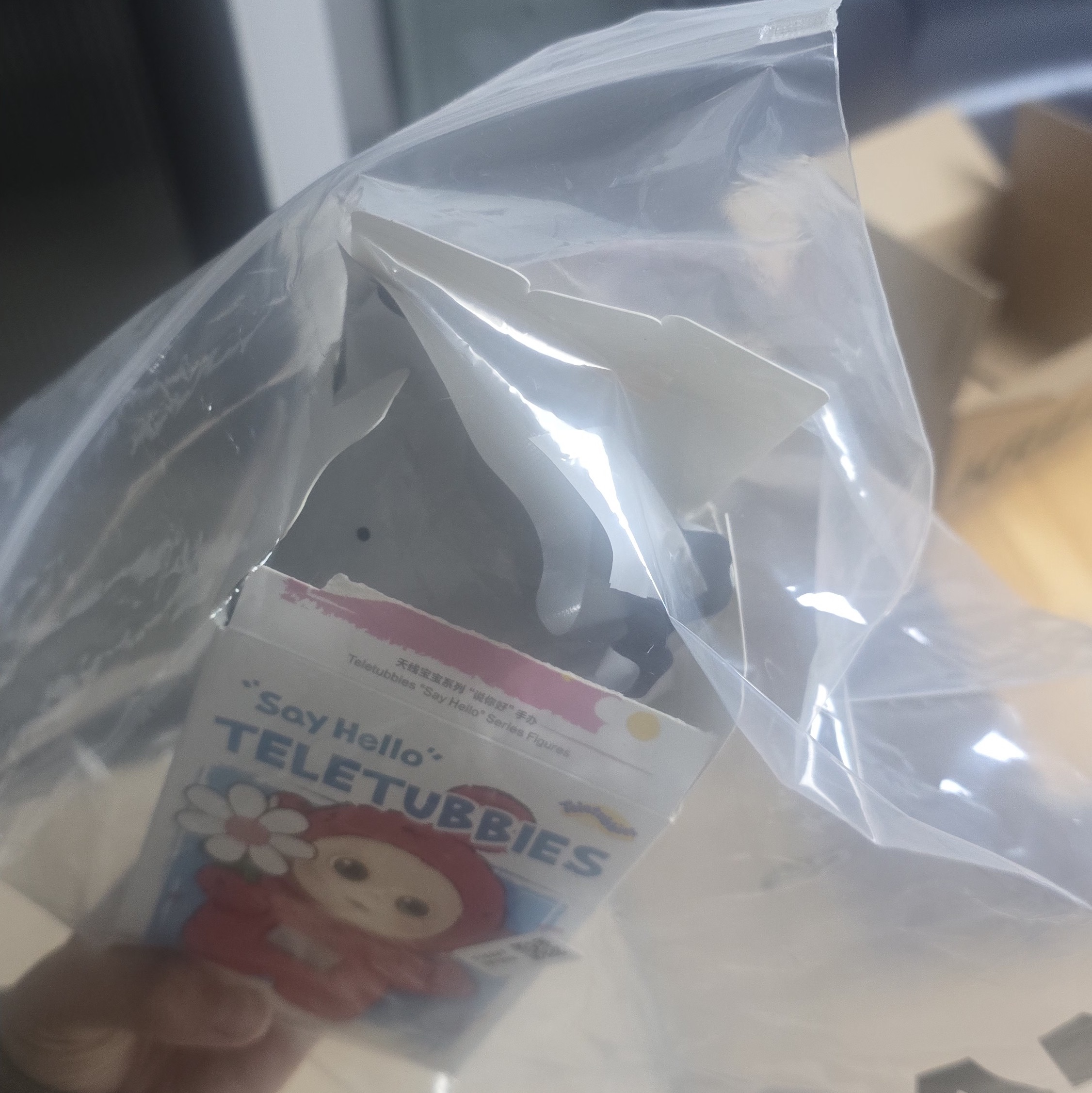 Pop Mart Teletubbies Say Hello Series Figures Sealed Case Po's Caramel Toast (Opened Case) 착용 스타일