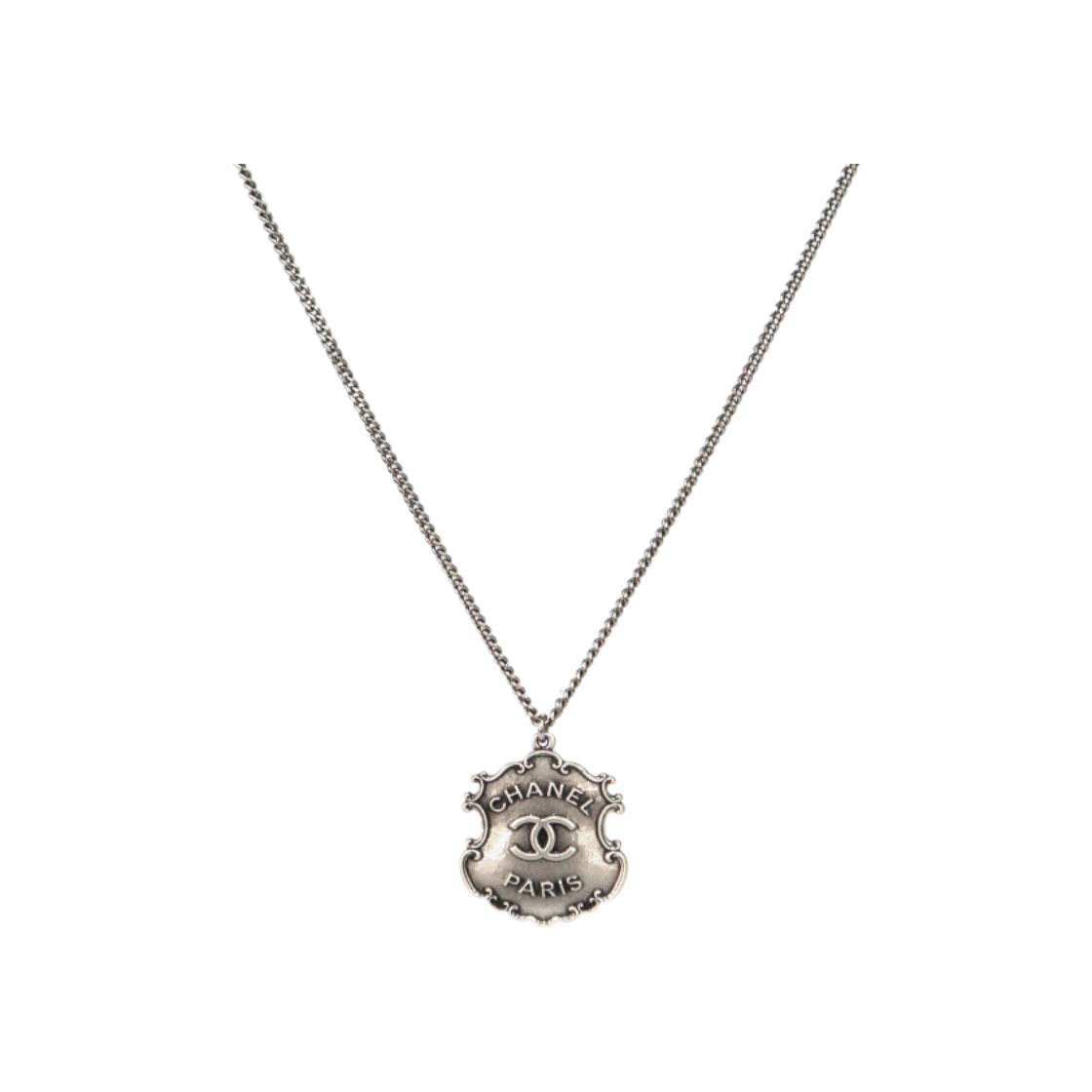 샤넬 CC 펜던트 실버 목걸이 A-B31250(Chanel CC Pendant Silver Necklace) - 1