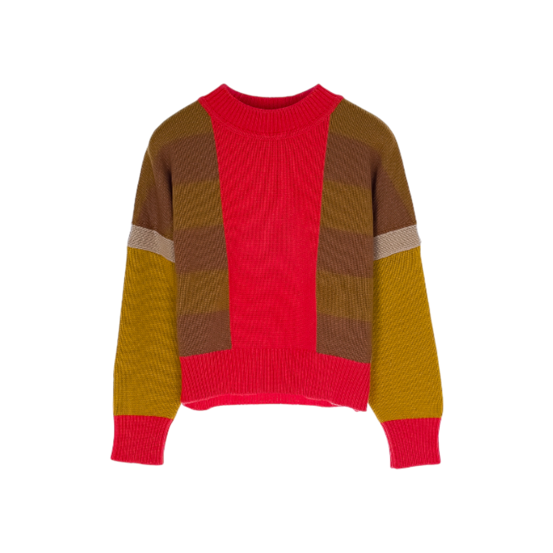 ITFV64T2H3Q2 Hermes Letters Equestre Cashmere Sweater 36 Jeanne Gem/Brick