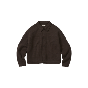 Karactor Weave Trucker Jacket Brown