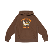 Human Made x Pokemon Made Heavyweight Hoodie Brown