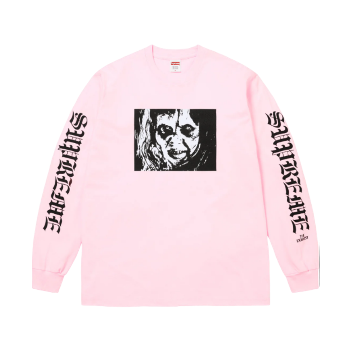 슈프림 더 엑소시스트 마더 롱슬리브 티셔츠 라이트 핑크 - 25FW
