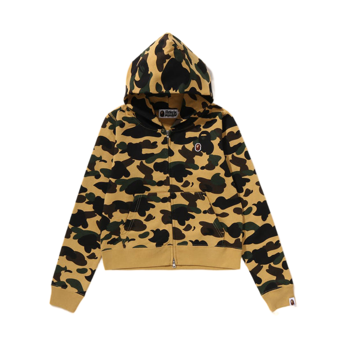 - (W) BAPE 1st Camo Zip Hoodie Yellow