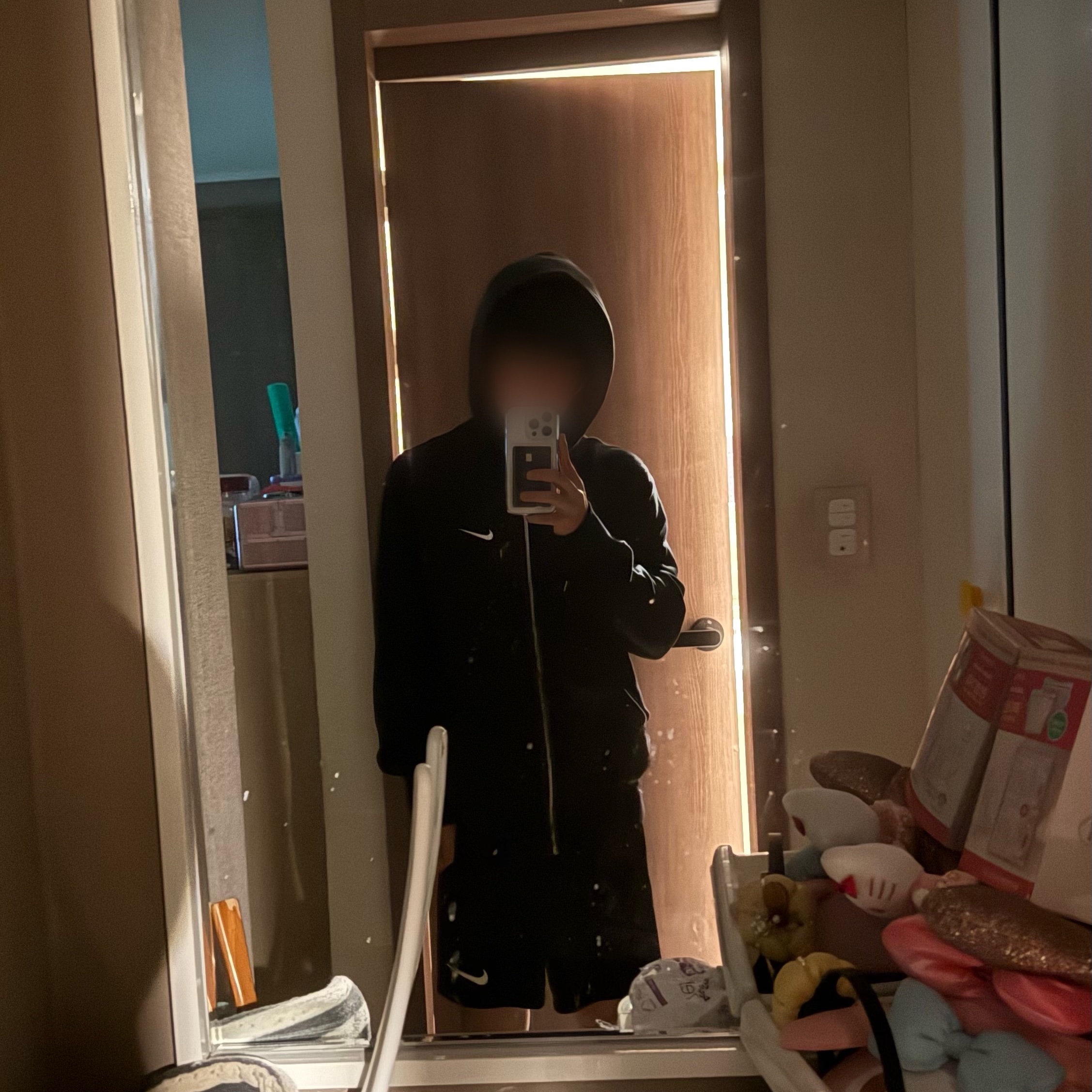 Nike NSW Classic Full Zip Hoodie Black - Asia, Nike Dri-Fit Park 3 Shorts Black (Bundle of 2) 착용 스타일 - 2