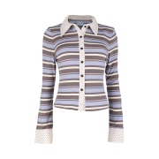 Honkyo Paw Print Knit Shirt