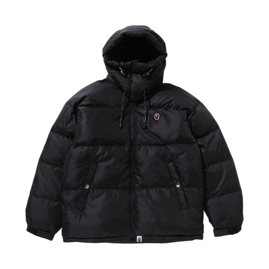 - (W) BAPE One Point Relaxed Fit Down Jacket Black
