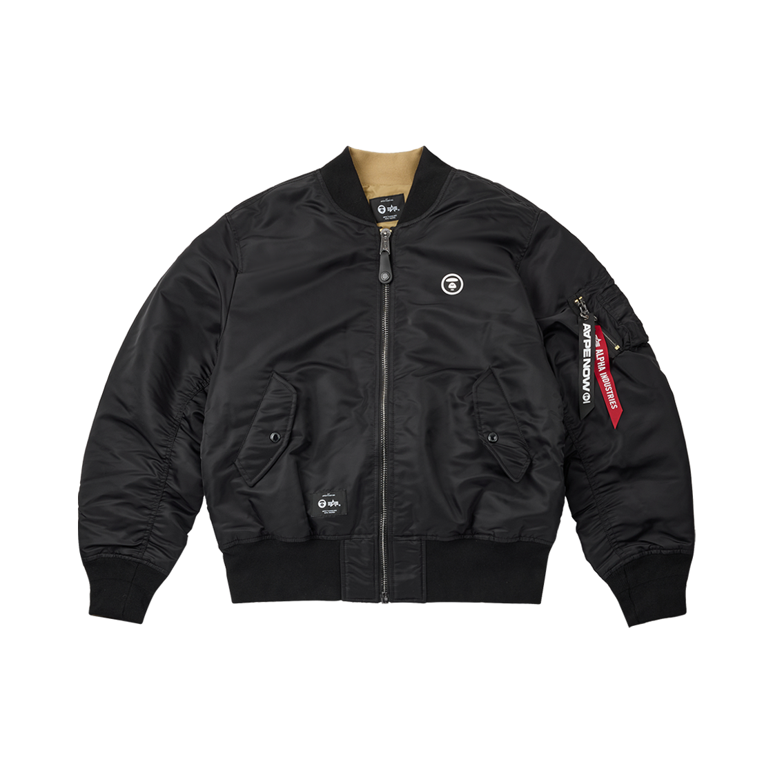 에이프 크로스오버 자켓 X 알파 블랙 - 25FW(AAPE Crossover Jacket X Alpha Black - 25FW)