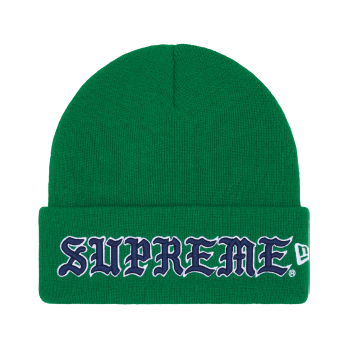 슈프림 뉴에라 올드 잉글리쉬 비니 그린 - 25FW(Supreme New Era Old English Beanie Green - 25FW) - 1