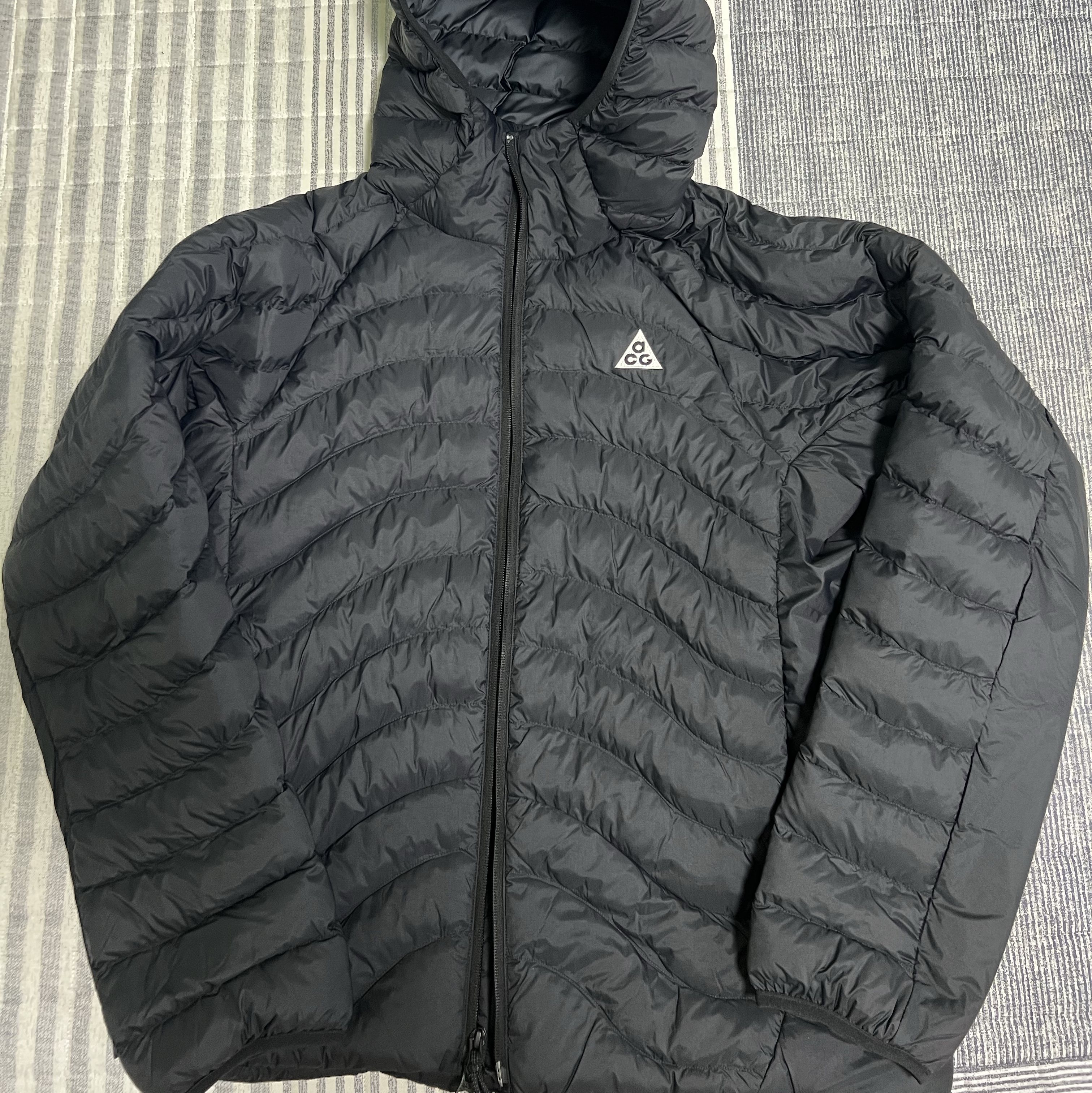Nike ACG Lava Flow Therma-Fit ADV Jacket Black Summit White - Asia 착용 스타일 - 1