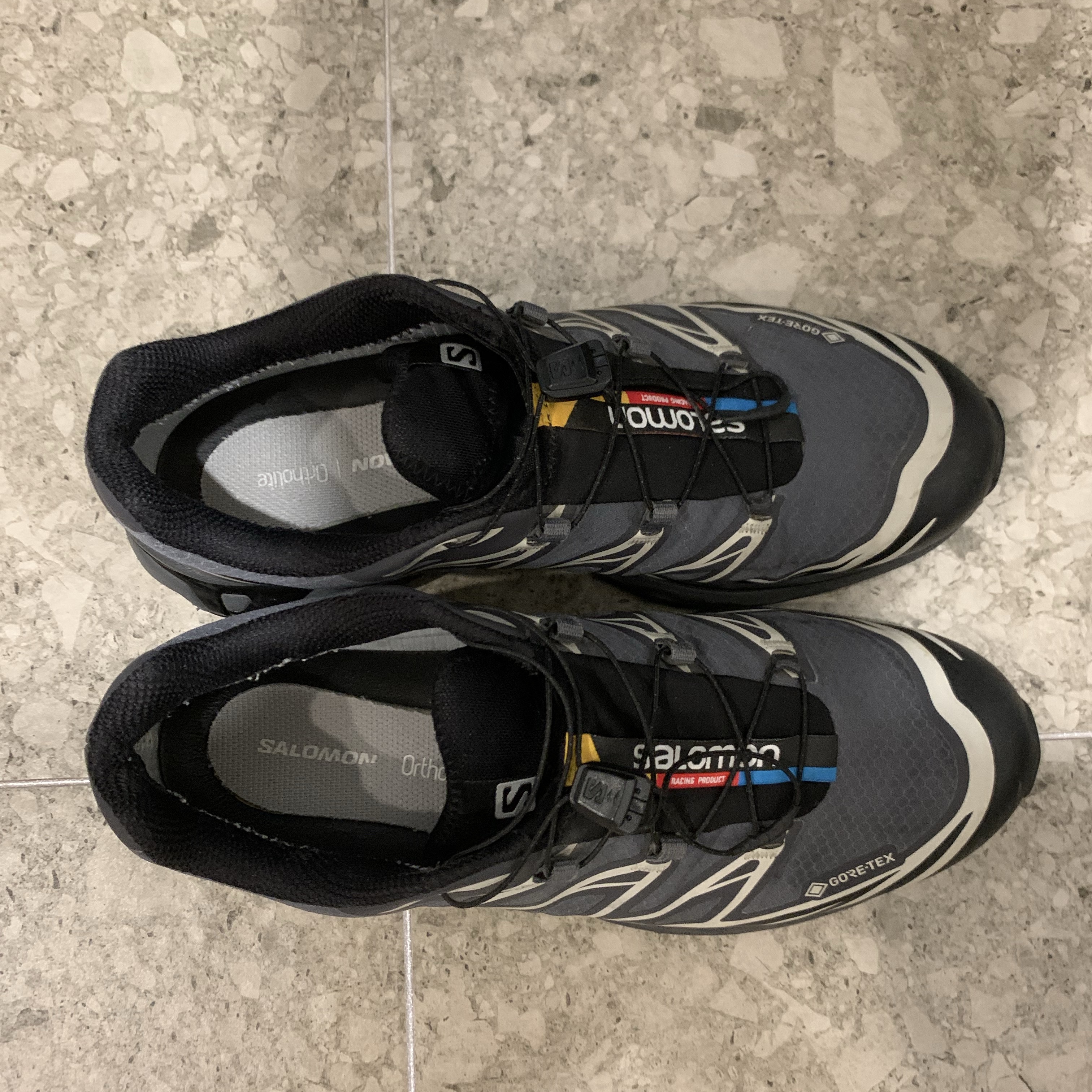 Salomon XT-6 Gore-Tex Black Ebony 착용 스타일