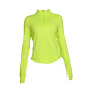 (W) Nike Swift Dri-Fit UV Quarter Zip Running Top Cyber Heather - Asia