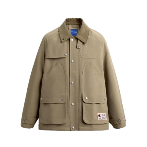 자라 x 챔피온 포켓 트렌치 코트 베이지(Zara x Champion Pocket Trench Coat Beige)