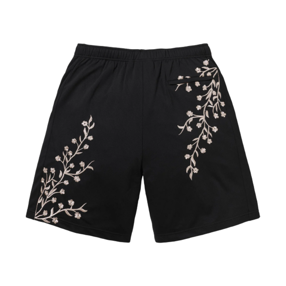 슈프림 플로럴 사커 쇼츠 블랙 - 25FW(Supreme Floral Soccer Short Black - 25FW) - 2
