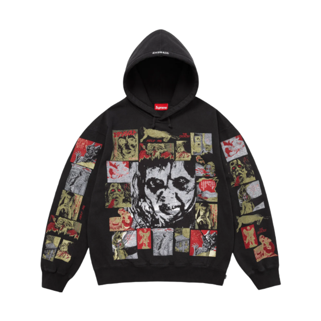 - Supreme The Exorcist Hooded Sweatshirt Black - 25FW