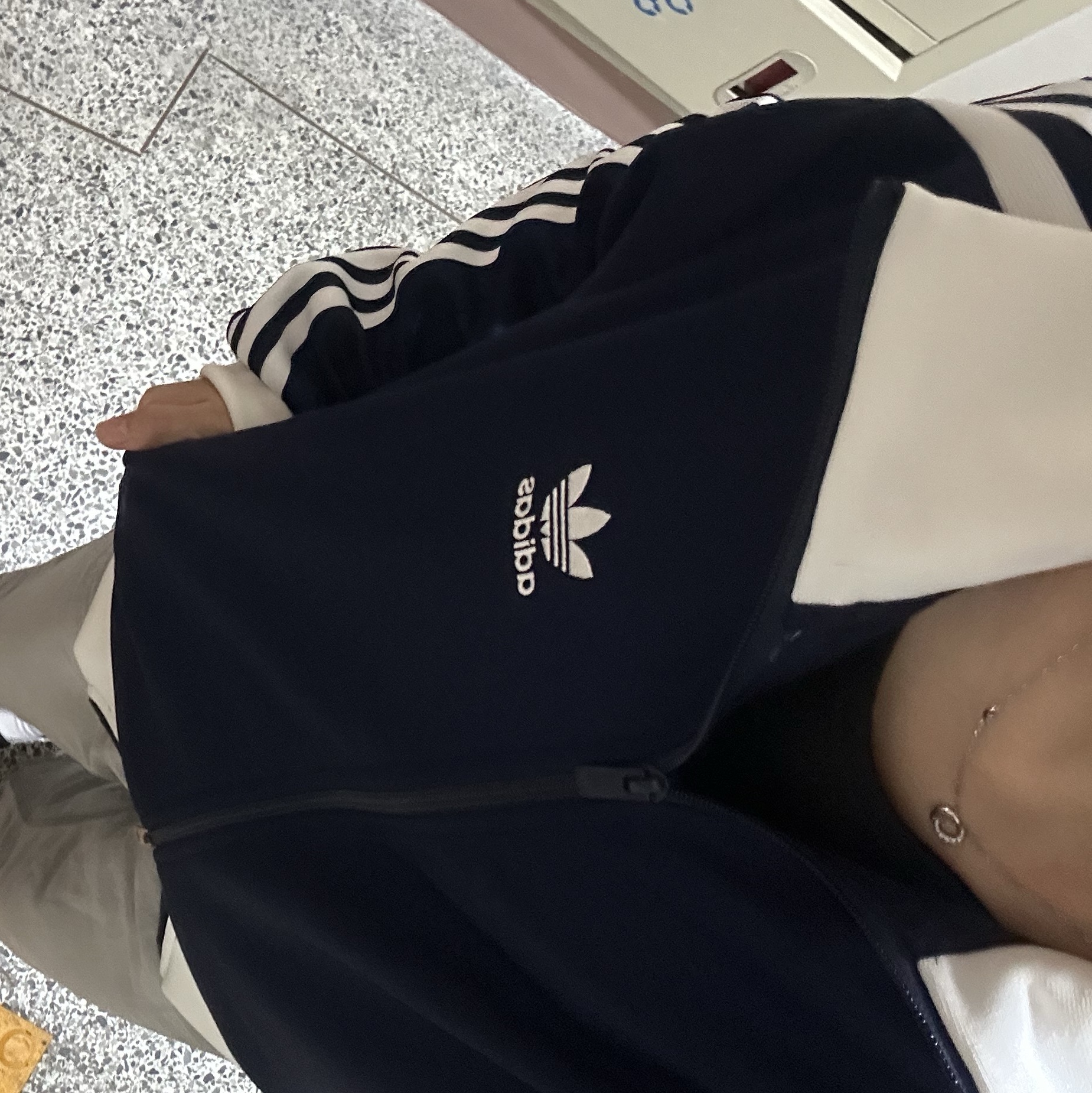 Adidas Adicolor Classic Beckenbauer Track Top Night Indigo - KR Sizing 착용 스타일