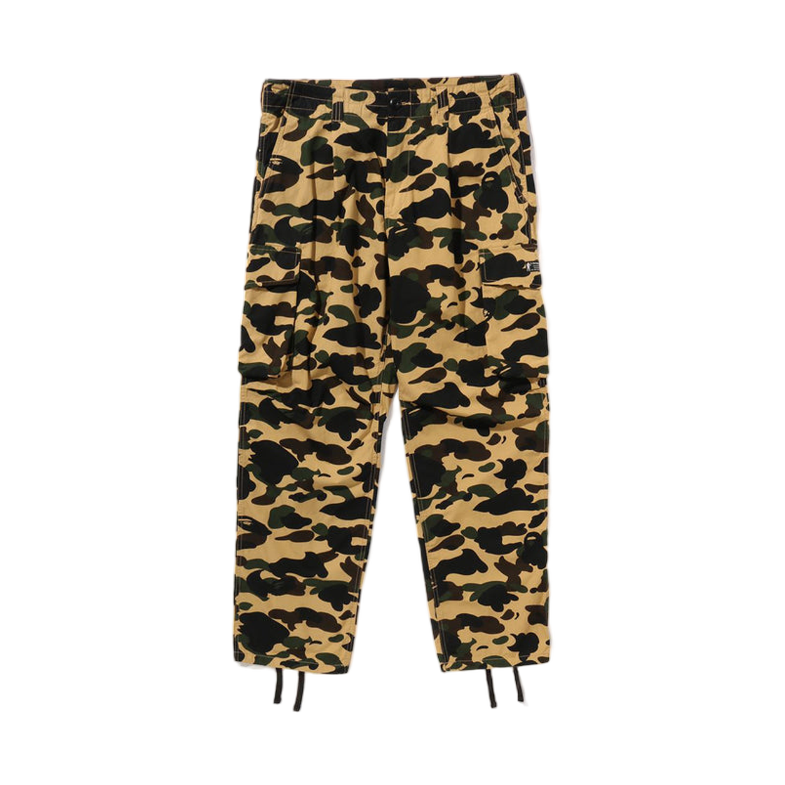 베이프 퍼스트 카모 레귤러 핏 6 포켓 팬츠 옐로우(BAPE 1st Camo Regular Fit 6 Pocket Pants Yellow) - 1