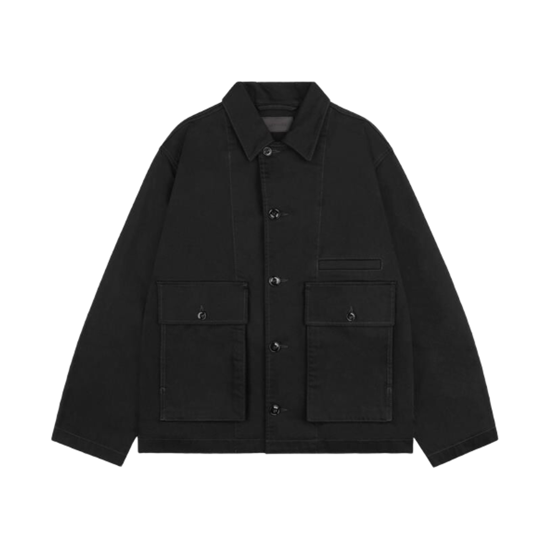 OW1198-LD1055-999 Lemaire Denim Jacket Black