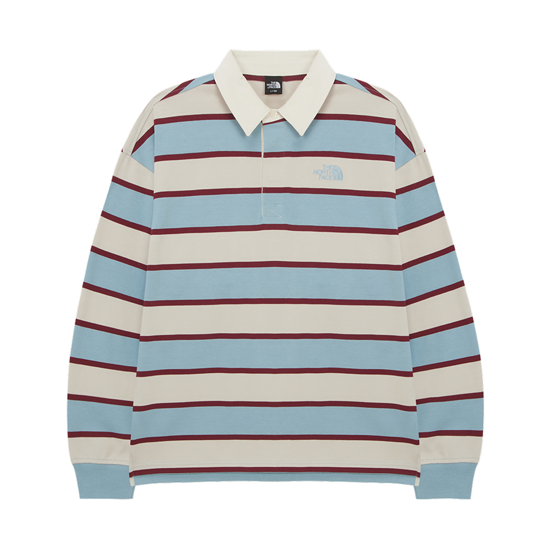 노스페이스 이지온 스트라이프 폴로 티셔츠 라이트 블루(The North Face Easyon Stripe Polo T-Shirt Light Blue)