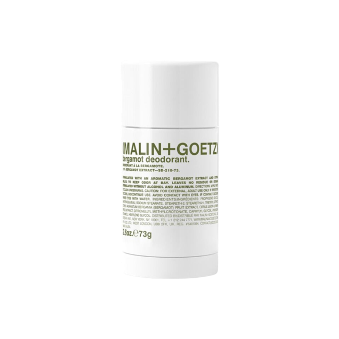 멜린앤게츠 베르가못 데오드란트 73g(Malin+Goetz Bergamot Deodorant 73g) - 1