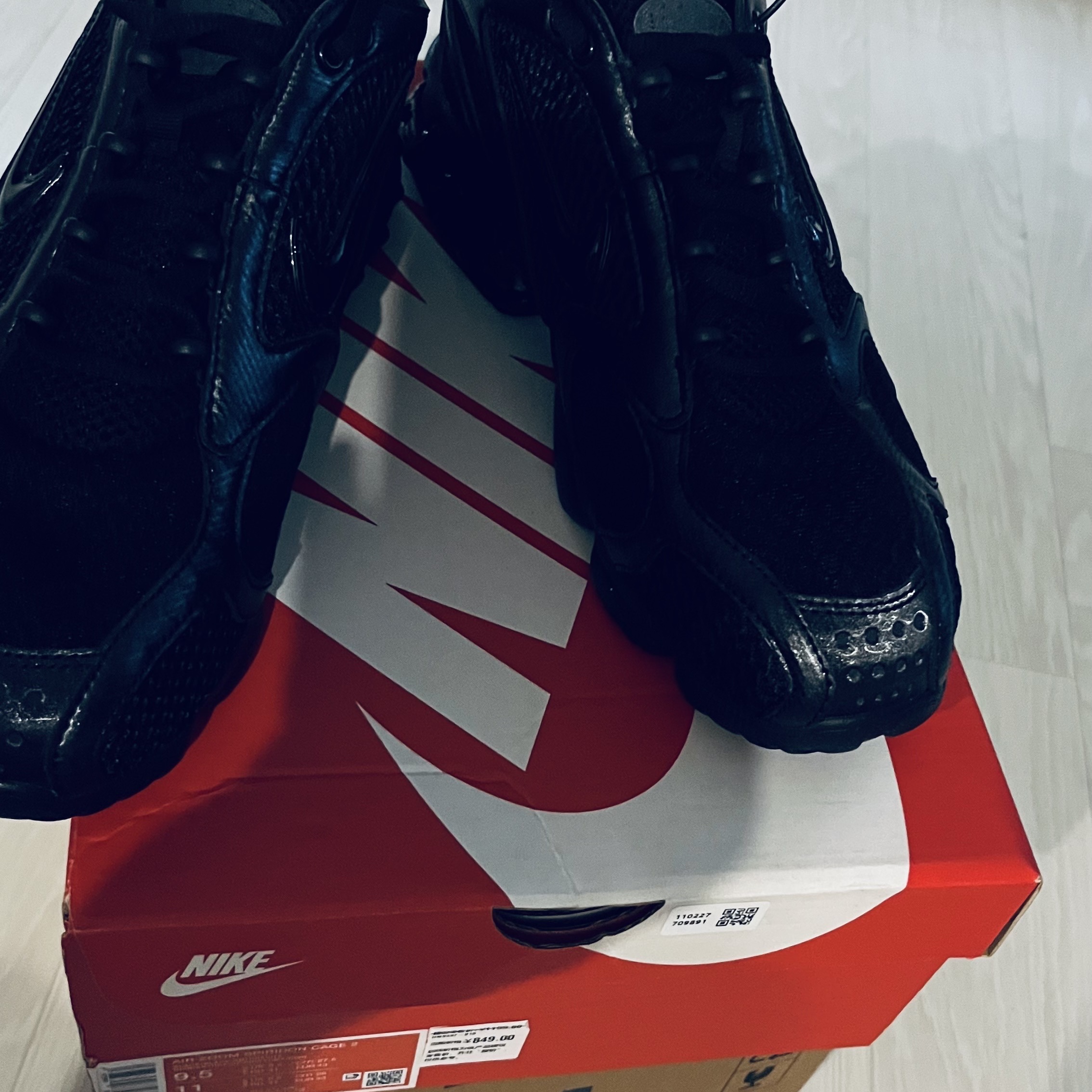 Nike Air Zoom Spiridon Cage 2 Black Anthracite 착용 스타일 - 3