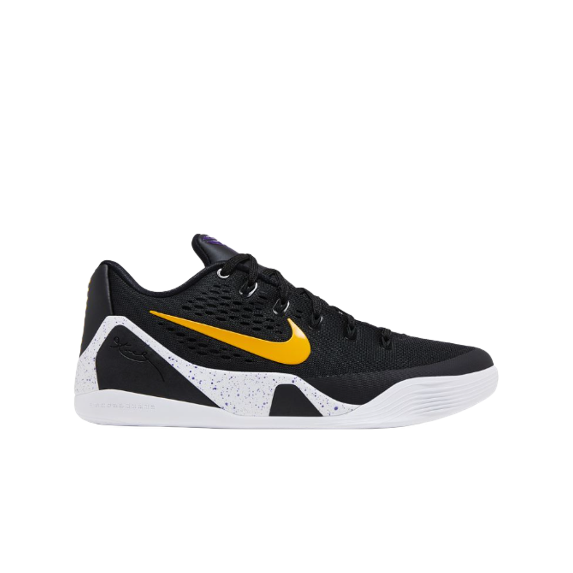 나이키 코비 9 엘리트 로우 EM 프로트로 블랙 유니버시티 골드(Nike Kobe 9 Elite Low EM Protro Black University Gold)