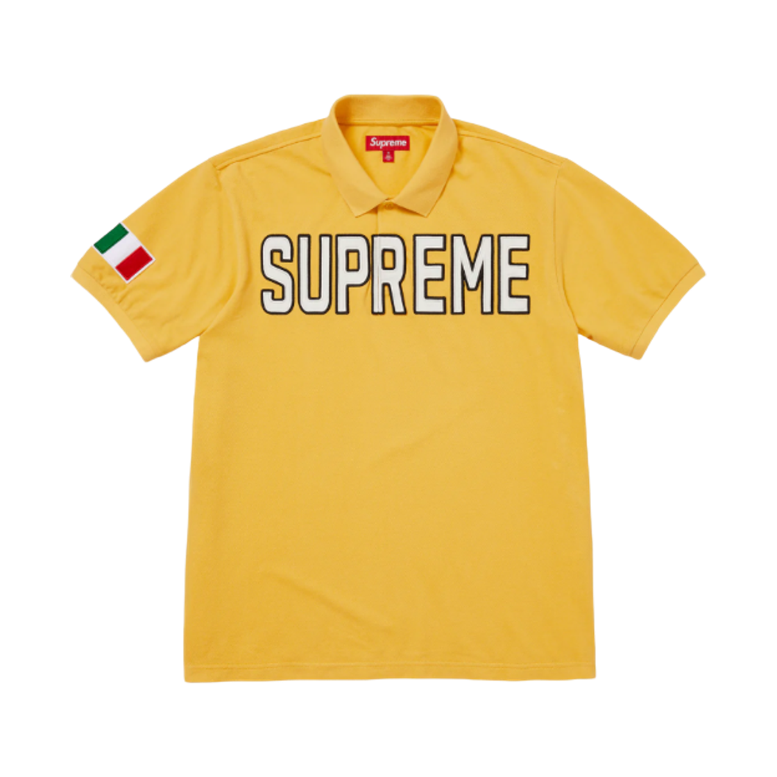 - Supreme Twill Applique Polo Yellow - 25FW