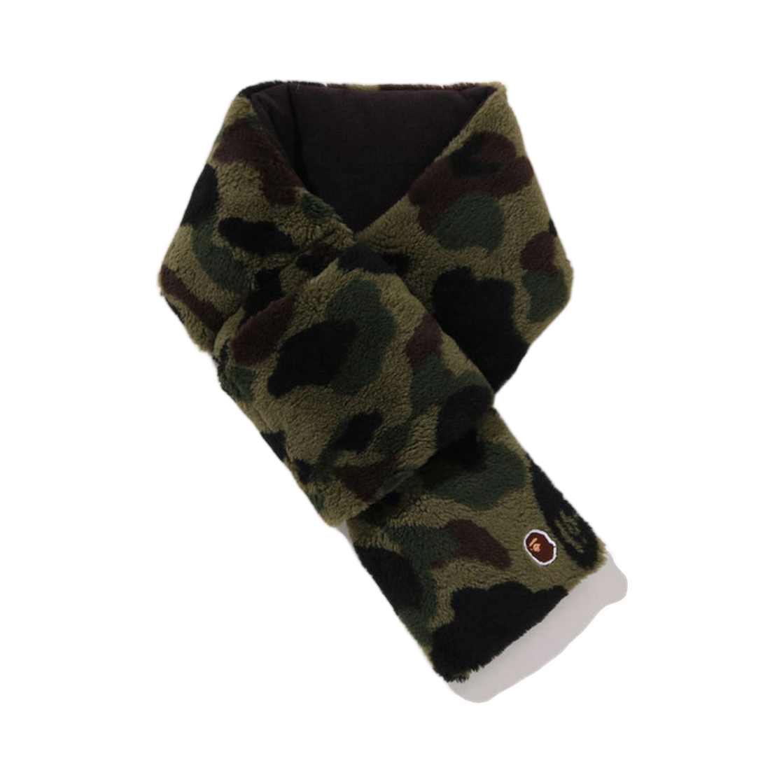 - BAPE 1st Camo Fleece Scarf Green