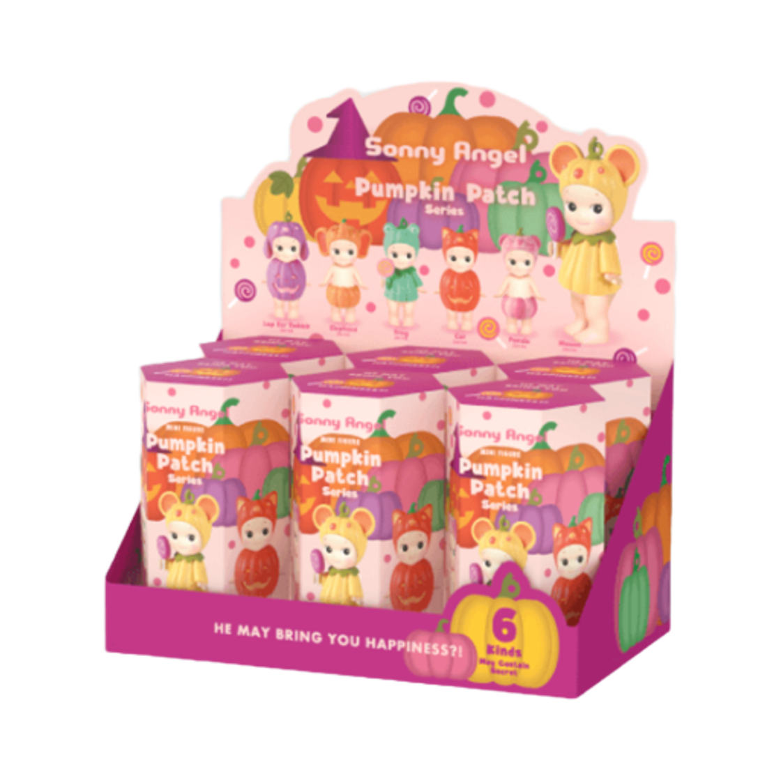 소니엔젤 펌킨 패치 랜덤박스 (6개입)(Sonny Angel Pumpkin Patch Sealed Case (6 Blind Boxes))