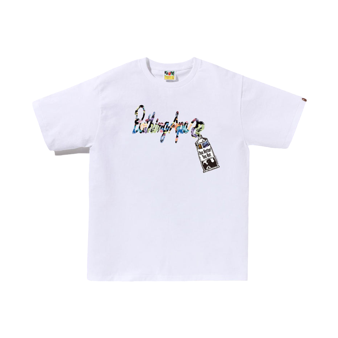 - BAPE Art Camo Paint Tube T-Shirt White