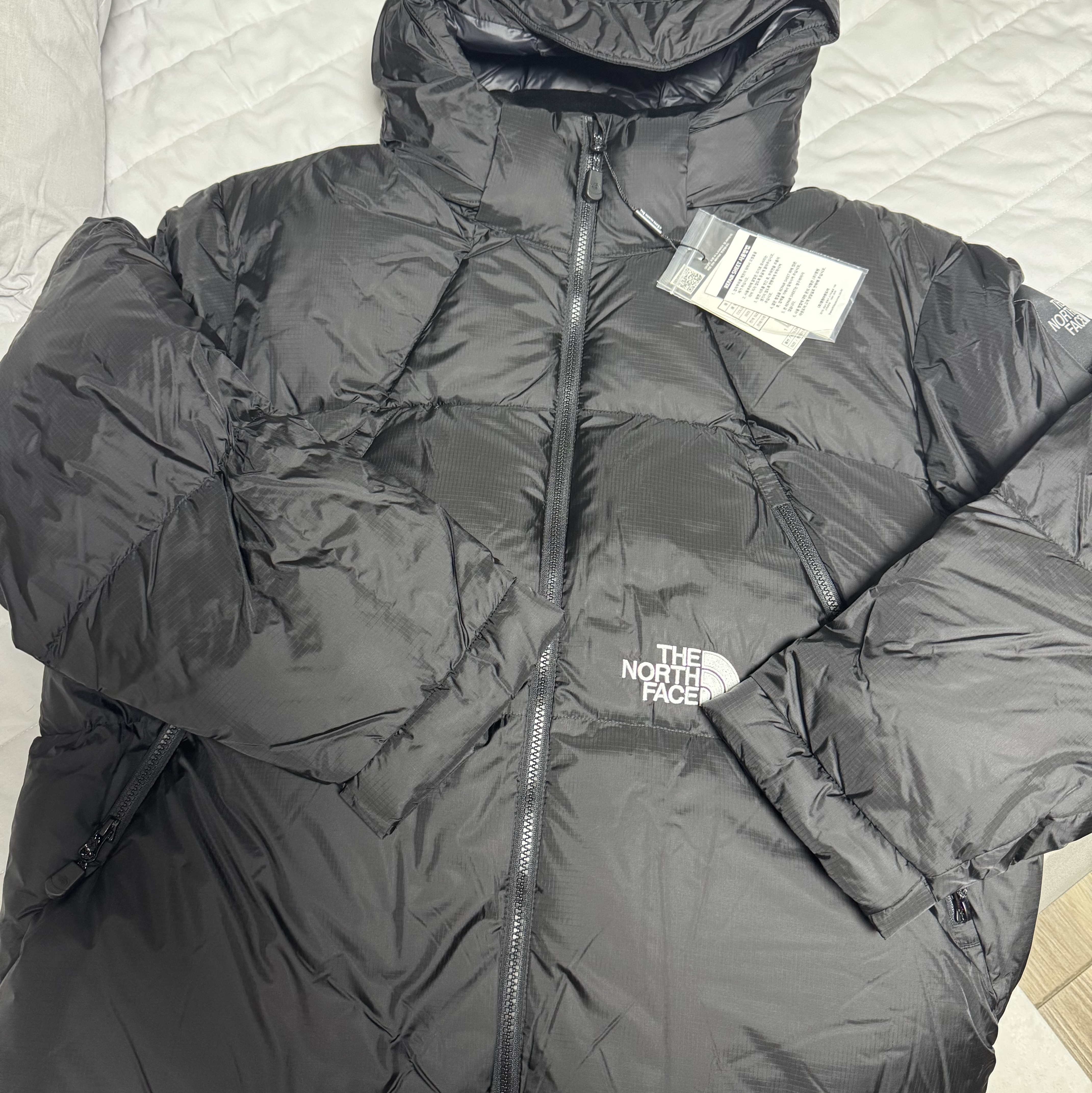 The North Face White Label Project Down Jacket RDS Black - 25FW, The North Face Ventus On Jacket Silver 착용 스타일