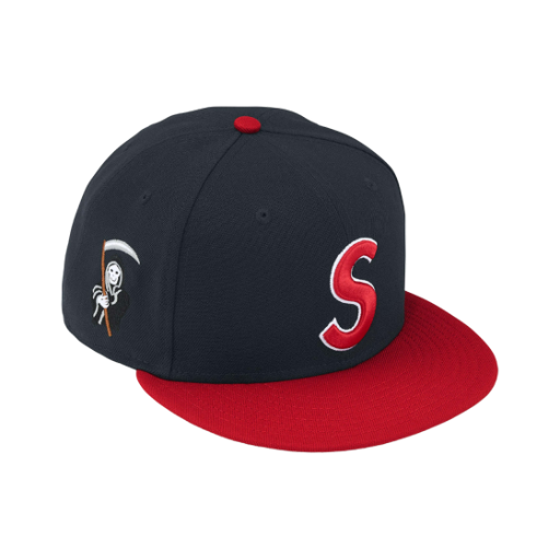 슈프림 리퍼 S 로고 뉴에라 네이비 - 25FW(Supreme Reaper S Logo New Era Navy - 25FW) - 2
