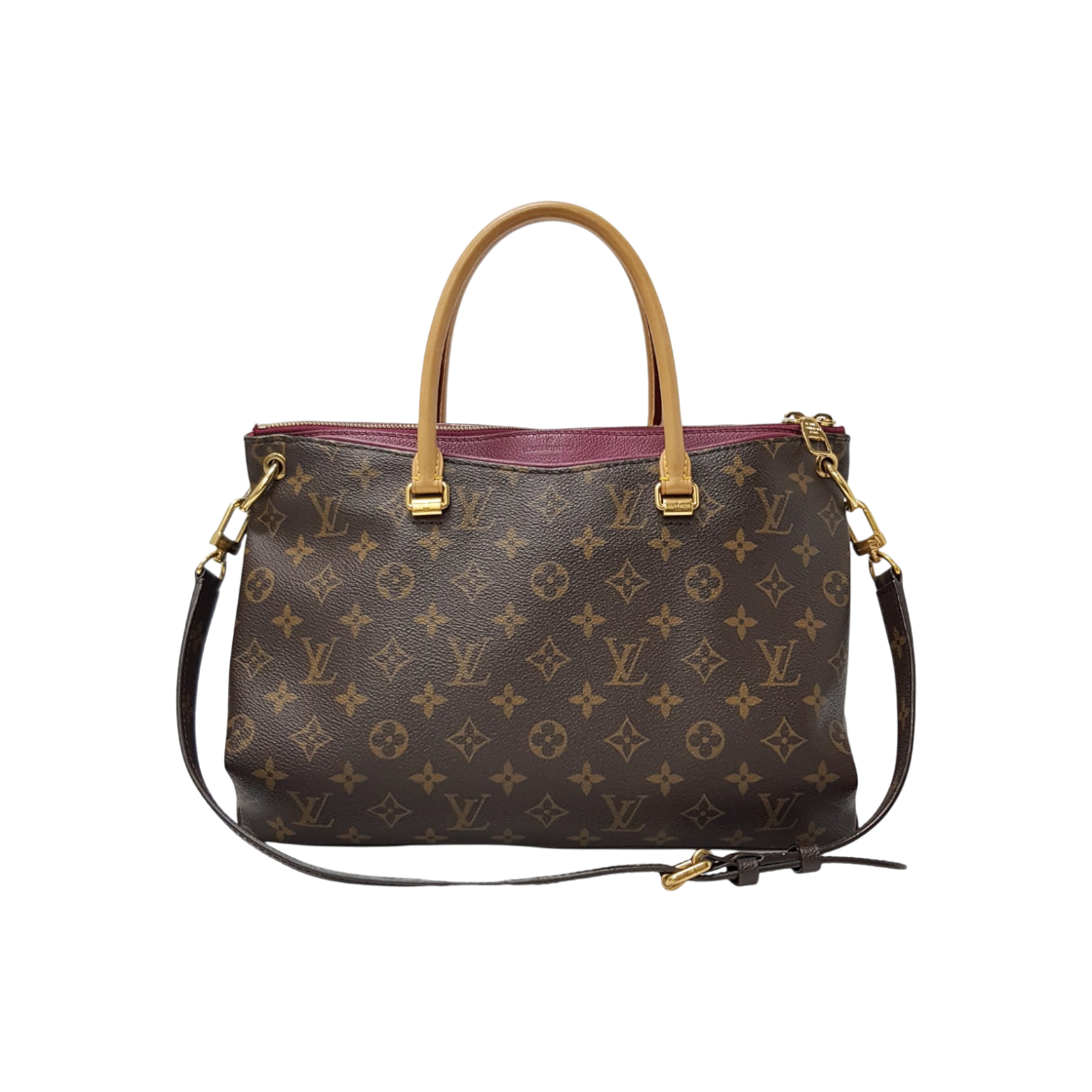 ITU9MTWNSSVC Louis Vuitton Monogram Canvas Palace Tote Bag with Strap