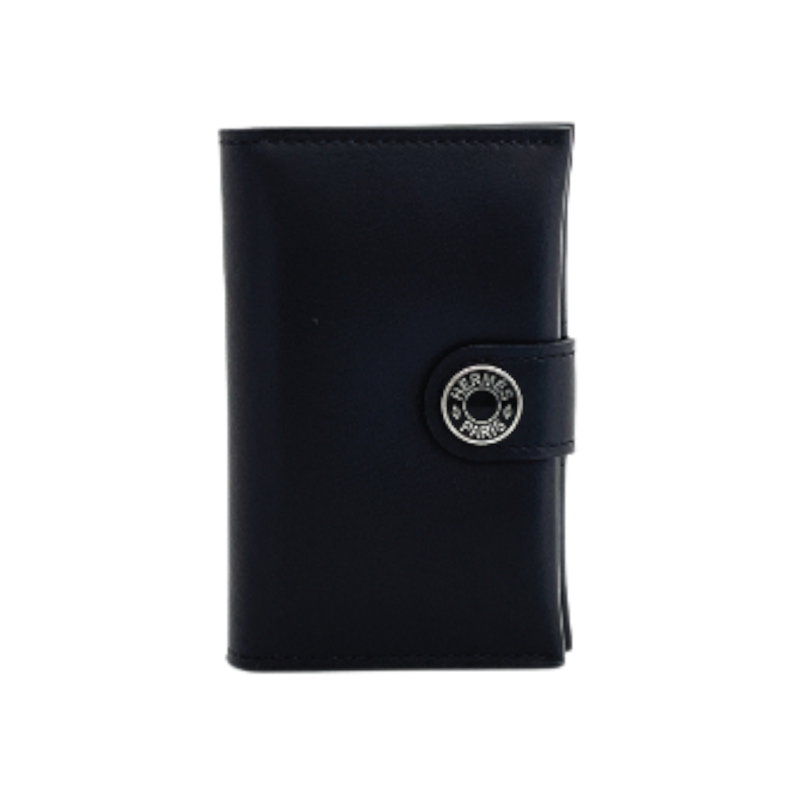 ITL5ENP74G27 Hermes R.M.S Card Holder Black K Engraving