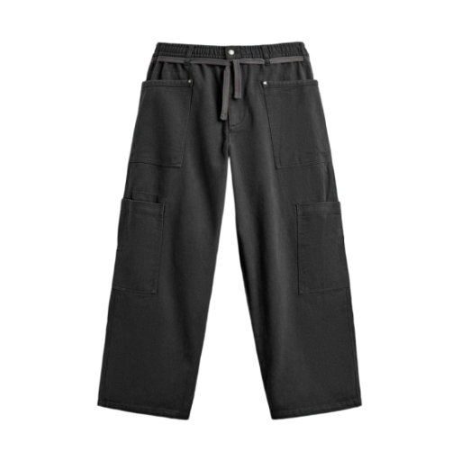 자라 x 챔피온 드로우스트링 카고 팬츠 앤트러사이트 그레이(Zara x Champion Drawstring Cargo Pants Anthracite Gray)