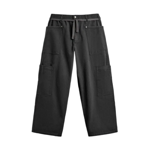 Zara Zara x Champion Drawstring Cargo Pants Anthracite Gray · S