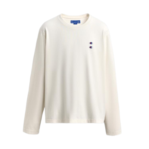 자라 x 챔피온 패치 티셔츠 오이스터 화이트(Zara x Champion Patch T-Shirt Oyster White) - 1